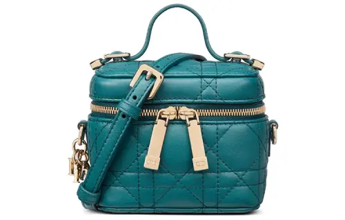 DIOR Lady Dior Lambskin Handbag, Box Bag, Shoulder Bag, Crossbody Bag, Handbag, Makeup Bag Micro Women's
