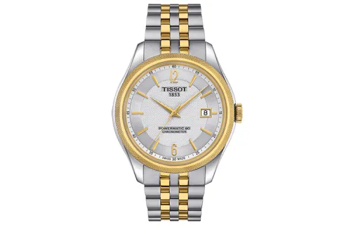 TISSOT Halo Collection Automatic Mechanical Movement Men's Watches Watch 41mm Silver Dial Stainless Steel Case