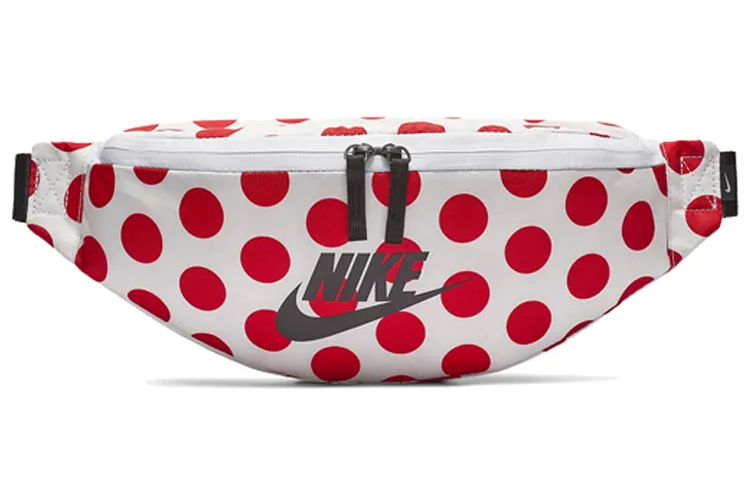 Nike Polyester Shoulder Bag, Crossbody Bag, Fanny Pack Unisex White