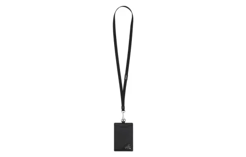 PRADA Saffiano Leather Card Holder Men's Black