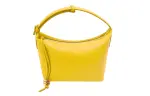 LOEWE Cubi Nappa Calfskin Handbag Small Women's Yellow