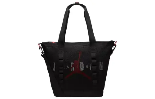 Jordan Fabric Tote Bag, Shopping Bag, Handbag, Shoulder Bag Regular Unisex Black