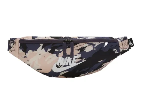 Nike SportswearHeritage Streetwear Fabric Sling Bag, Fanny Pack Regular Unisex Dark Purple White
