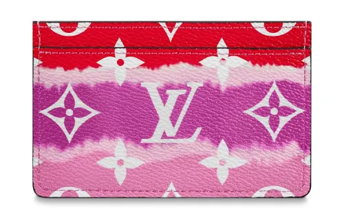 LOUIS VUITTON Card Holder Lv Escale Rouge