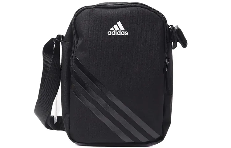 Adidas Polyester Crossbody Bag, Shoulder Bag Unisex Black