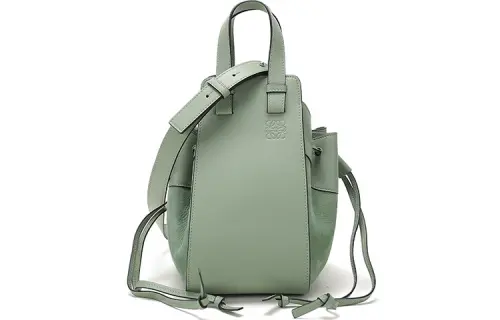 LOEWE Hammock Leather Hammock Bag, Shoulder Bag, Crossbody Bag, Handbag Small Women's Light Green