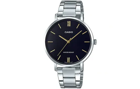 CASIO Women's Standard Series Silver Watch LTP-VT01D-1B