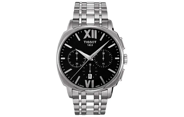 TISSOT Classic Collection Automatic Mechanical Movement Men's Watches Watch 45mm Black Dial Stainless Steel Case