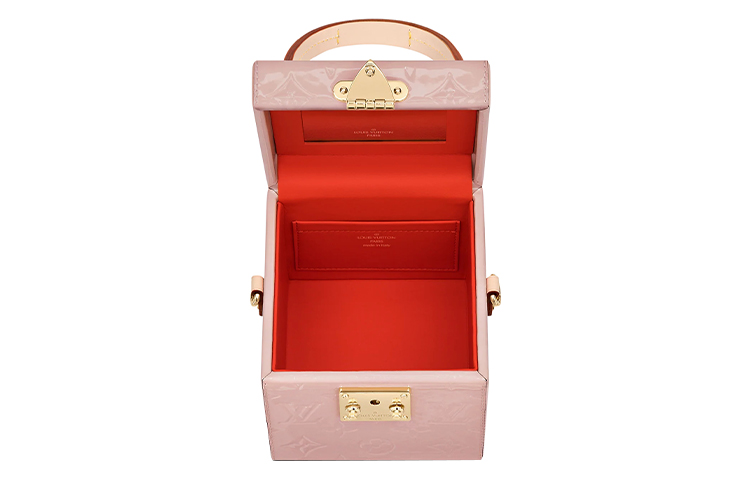 Женская сумка Louis Vuitton Bleecker Box (нежно-розовая) — фото 4