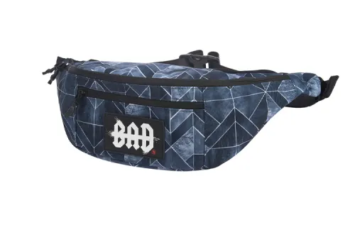 Li Ning Training Series Polyester Sling Bag, Fanny Pack Unisex Black Gray