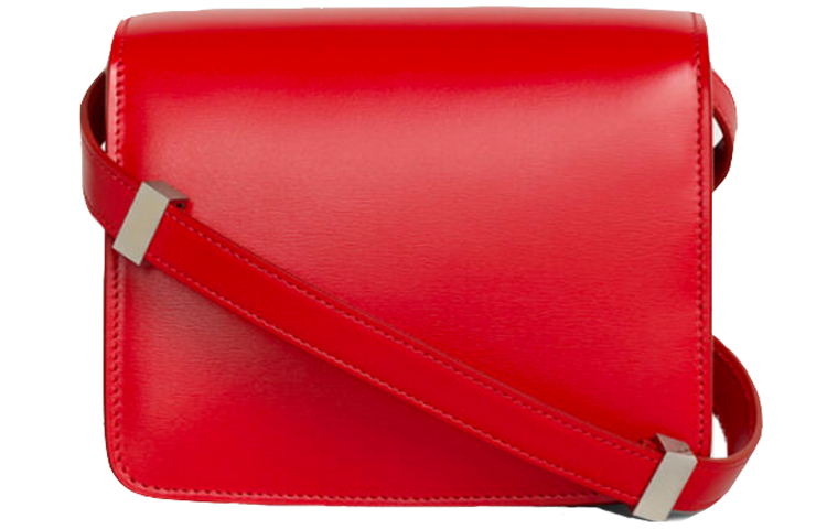 Женская сумка CELINE Classic Box (красная) — фото 3