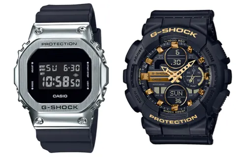 CASIO Unisex Pair Table Series Black Watch