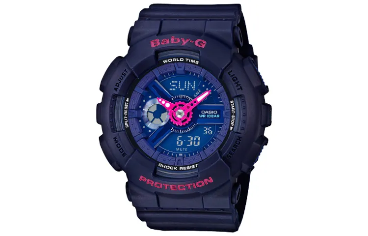 CASIO Women's BABY-G Blue Watch BA-110PP-2A