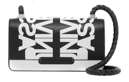 Burberry Cow Leather Small Square Bag, Shoulder Bag, Crossbody Bag Men's Black/White