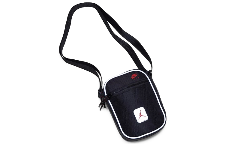 Jordan Polyester Cell Phone Pouch, Shoulder Bag, Crossbody Bag Unisex Black