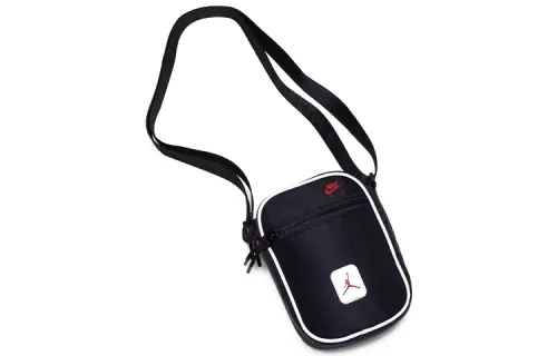 Jordan Polyester Cell Phone Pouch, Shoulder Bag, Crossbody Bag Unisex Black