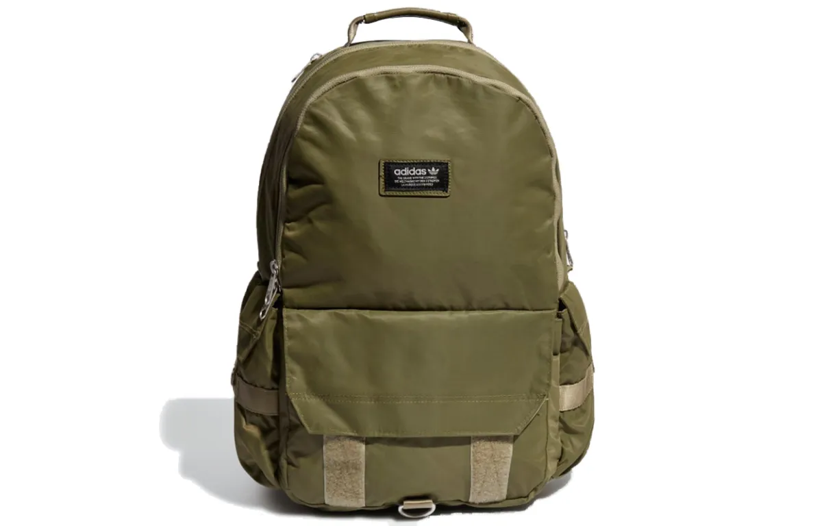 Adidas Originals Nylon Backpack Regular Unisex Green