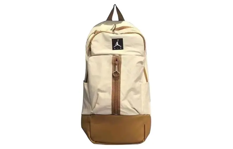 Jordan Polyester Basketball Bag Backpack Unisex Khaki