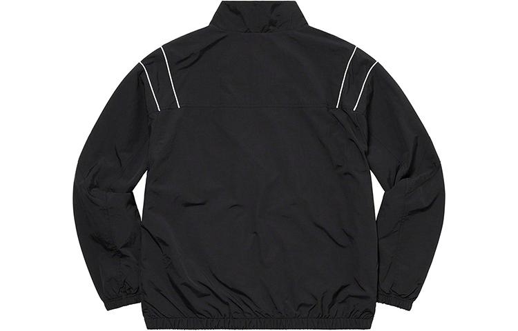 Куртка Supreme SS21 Week 6 Cross Paneled Track Jacket (черно-белая) — фото 2