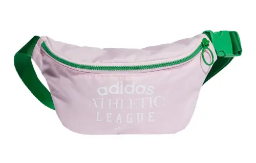 Adidas Originals Trefoil Fashion Color Block Polyester Fanny Pack Sling Bag Crossbody Bag Regular Women's Pink