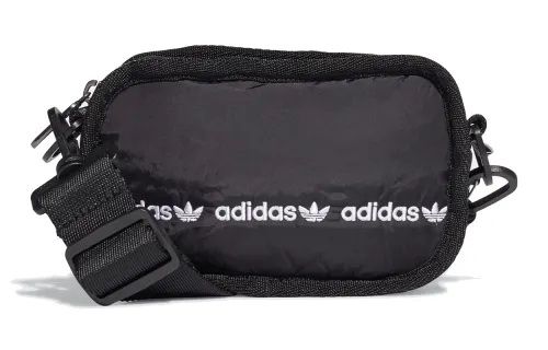 Adidas Originals Polyamide Sports Bag, Crossbody Bag Regular Women's Black