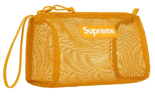 Supreme Nylon Toiletry Makeup Travel Organizers Unisex Yellow