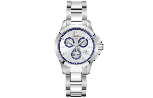 LONGINES Comcast Collection Quartz Movement Men's Watches Watch 36mm Silver Dial Stainless Steel Watchband