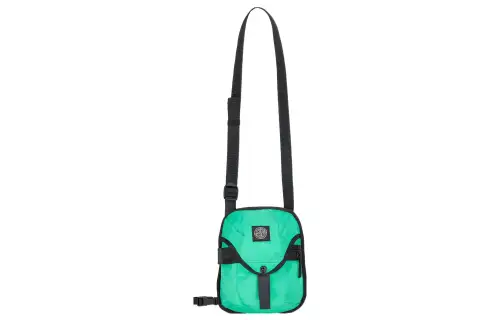 STONE ISLAND Leather Shoulder Bag Men's Green
