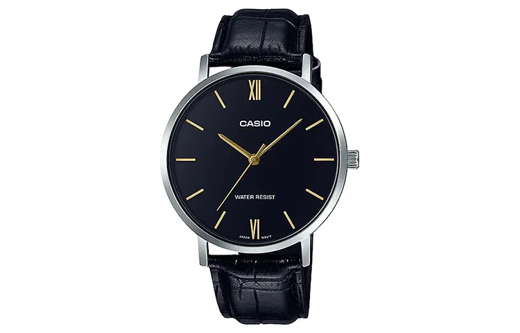 CASIO DRESS Analog MTP-VT01L-1B Silver Watch MTP-VT01L-1B