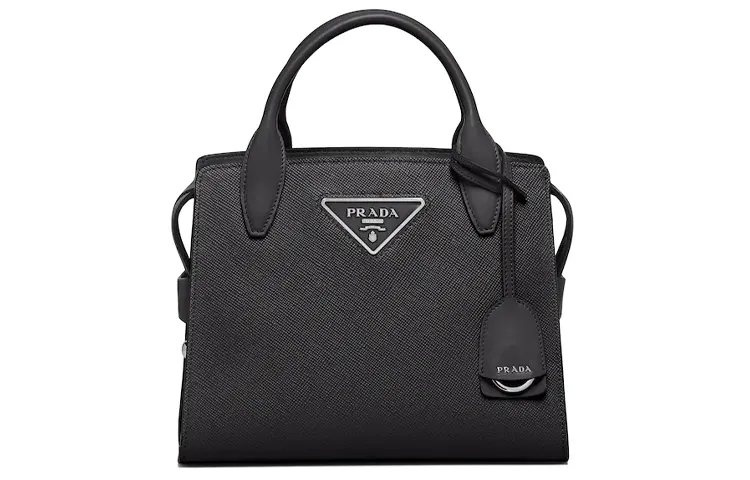 PRADA Saffiano Leather Handbag Medium Women's