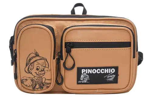 Li Ning Disney Collaboration Sportlife Polyamide Shoulder Bag, Crossbody Bag Regular Unisex Dark Brown