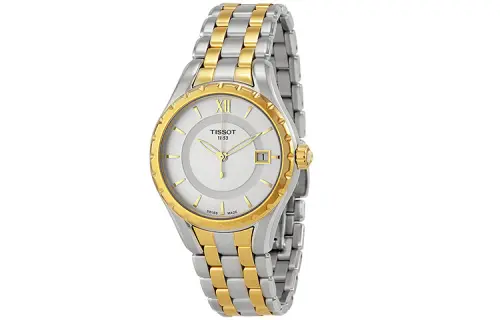 TISSOT T LADY T LADY Quartz Movement Women's Watch 34mm Silver Dial Stainless Steel Watchband