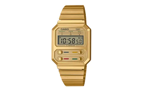 CASIO Men YOUTH Gold Watch A100WEG-9APR