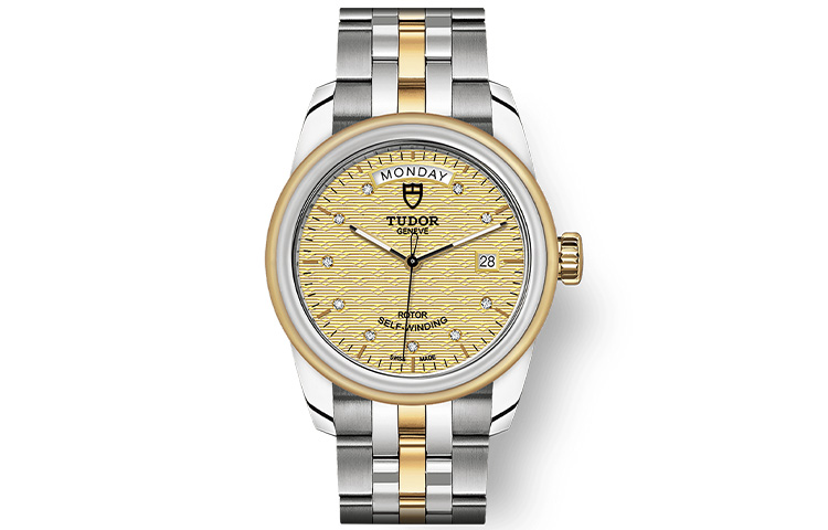 TUDOR Jun Jue Series Automatic Mechanical Movement Men's Watches Watch 39mm Gold Dial Steel Watch Case
