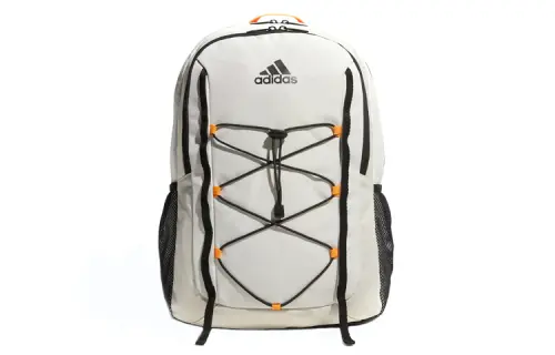 Adidas Polyester Backpack Regular Unisex Beige Brown