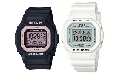 CASIO Unisex Pair Table Series White Watch