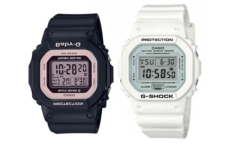 CASIO Unisex Pair Table Series White Watch