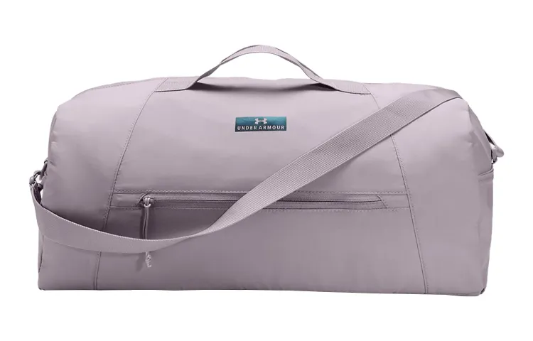 Under Armour Nylon Travel Bag Gym Bag Regular Women's Lead Gray Purple