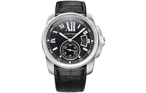 CARTIER CALIBRE Collection Automatic Mechanical Movement Men's Watches Watch 42mm Black Dial