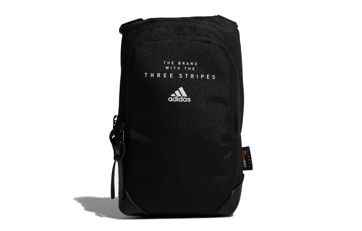 Adidas Polyester Crossbody Bag Regular Unisex Black