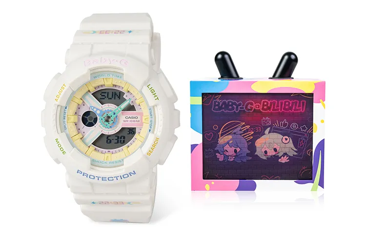 CASIO Women's BABY-G White Watch BA-110TM-7APRB