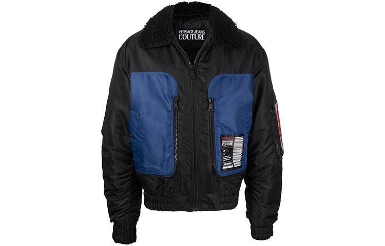 Мужская куртка Versace Jeans Couture Bomber (черная)