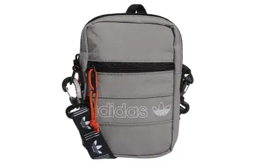 Adidas Originals Cotton Crossbody Bag Regular Unisex Silver