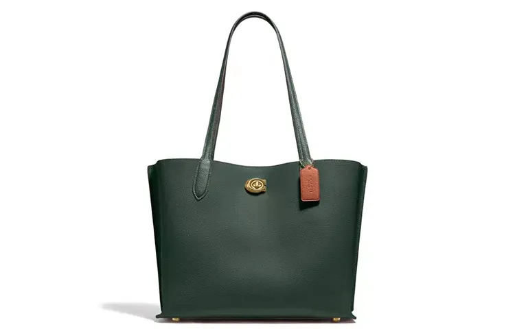 COACH Willow Leather Crossbody Bag, Shoulder Bag, Tote Bag, Shopping Bag, Handbag Large Women's Jasper