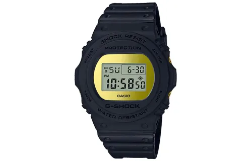 CASIO Men G-SQUAD Series Gold Watch DW-5700BBMB-1