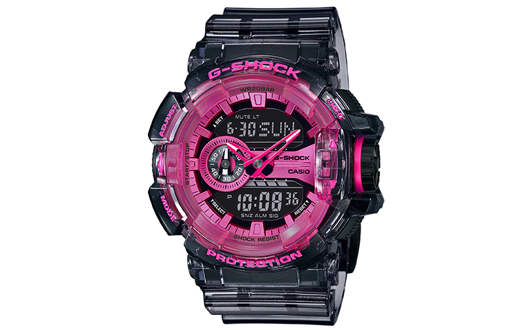 Женские часы G-SHOCK GA-400SK-1A4PRS (розовые) — фото 1