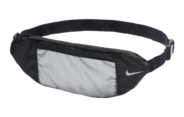 Nike Glow In The Dark Polyurethane Fanny Pack Unisex Black
