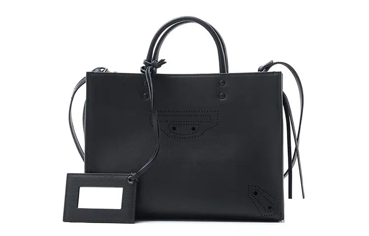 Balenciaga Leather Crossbody Handbag Regular Women's Black