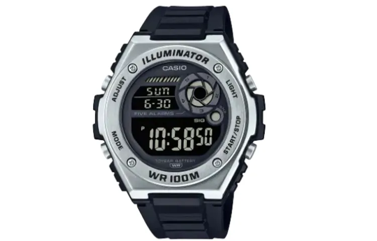 CASIO Men DIGITAL Series Black Watch MWD-100H-1BV