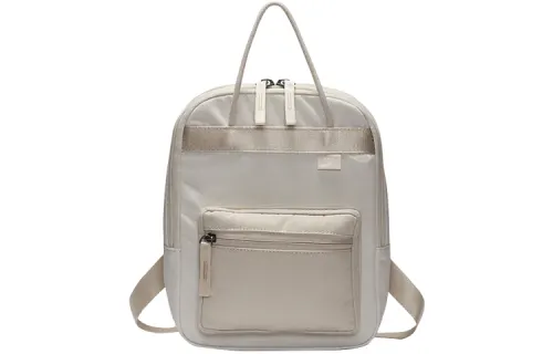 Nike Tanjun Fashionable and Simple Polyester (Polyester Fiber) School Bag Backpack Backpack Male and Female Couple Style Phantom Gray White